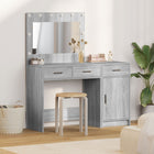 Ceiling table with drawer 2 pcs Grey 40 x 41 x 75 cm Engineered wood