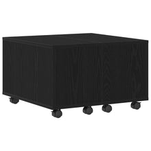 Salontafel Zwarte Eik 60X60X38 Cm Geengineerd Hout