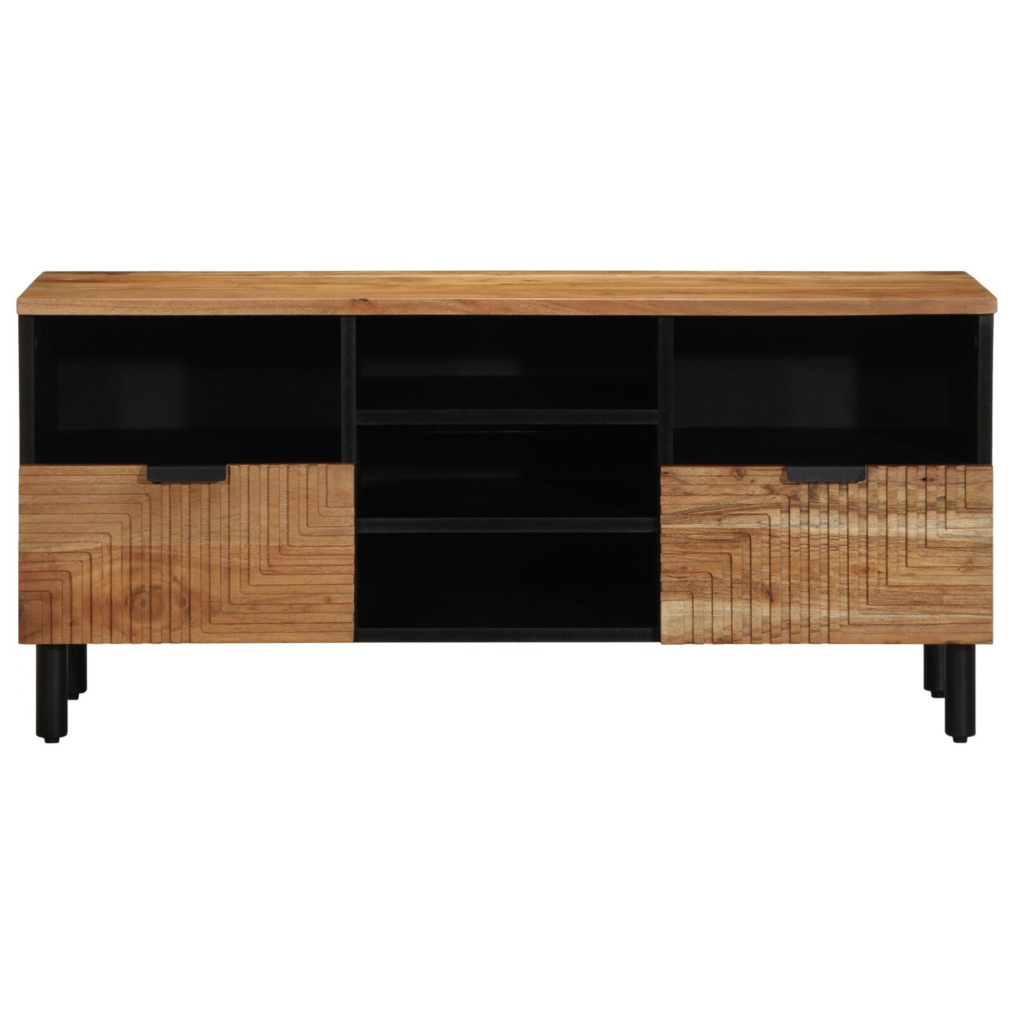 Tv-Meubel 100X33,5X46 Cm Massief acaciahout