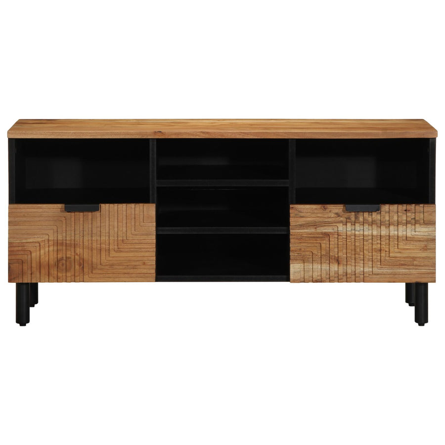 Tv-Meubel 100X33,5X46 Cm Massief acaciahout