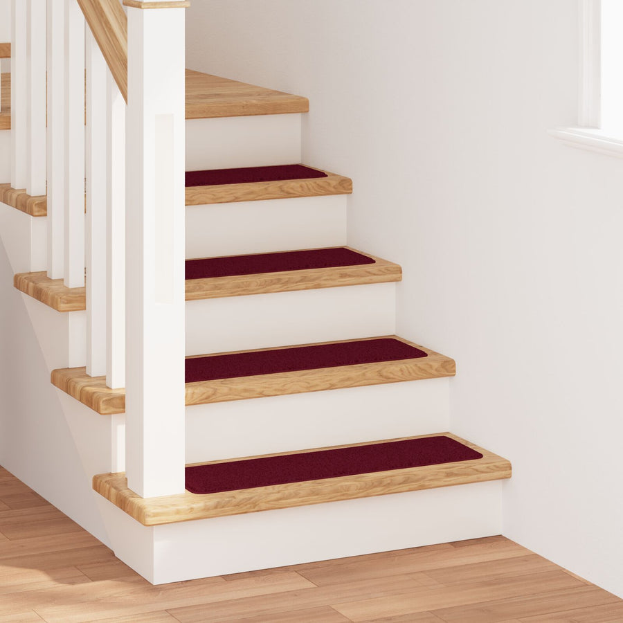 Trapmatten Met Latex Achterkant 20 x 75 cm Bordeaux