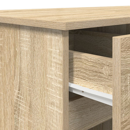 Bureau Sonoma Eik 140X49X76 Cm Bewerkt Hout
