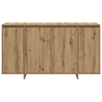 Eiken Dressoir Artisan Eiken Hout Composiet 135 X 41 X 75 Cm