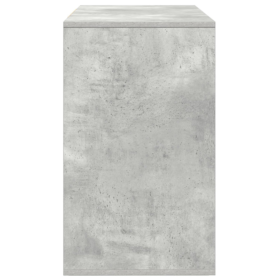Zijtafel Betonnen Grijs Geëngineerd Hout Zijtafel Rechthoekig