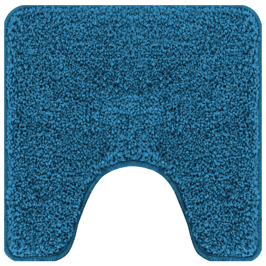 2-Delige Badmatset Polypropyleen Antislip Blauw