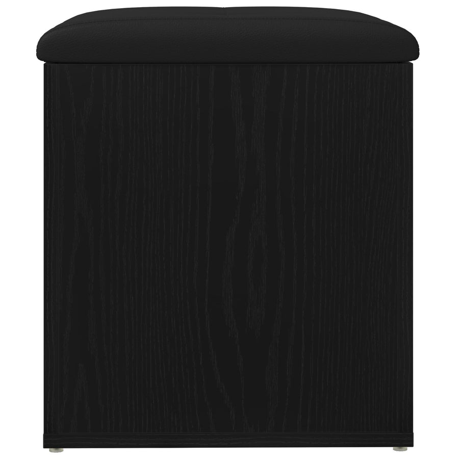 Opslagbank 40X40X45 Cm Geengineerd Hout Zwart eiken 42 x 42 x 45 cm