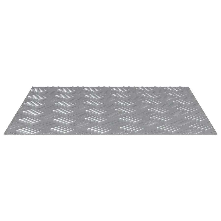 Aluminium Checker Platen 2 St Antislip 50X50 Cm 50 x 50 x 0.3 cm Vierkant