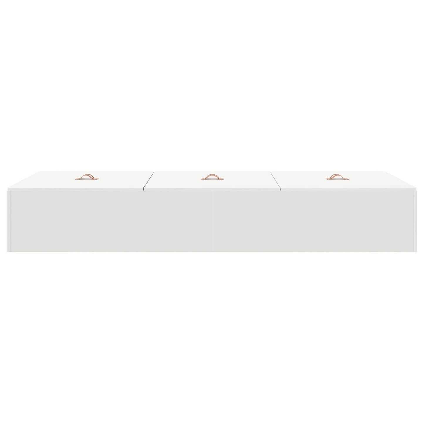 Opbergbedframe Wit 100 x 200 cm