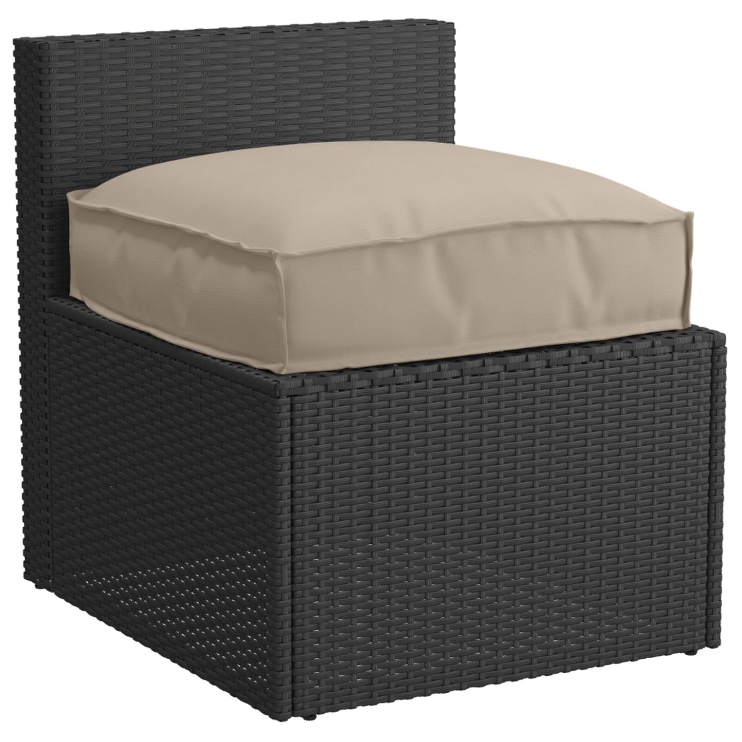 Buiten Kussen Polyester Standaard Stevig Stoelkussen Taupe