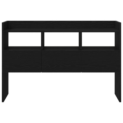 Zwarte Eik Sidetable 105X30X70 Cm Geengineerd Hout