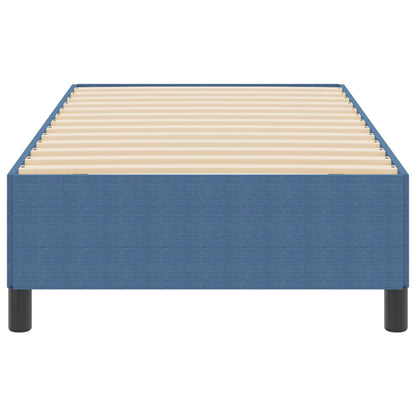 Bedframe Corduroy Stof Blauw 80 x 200 cm