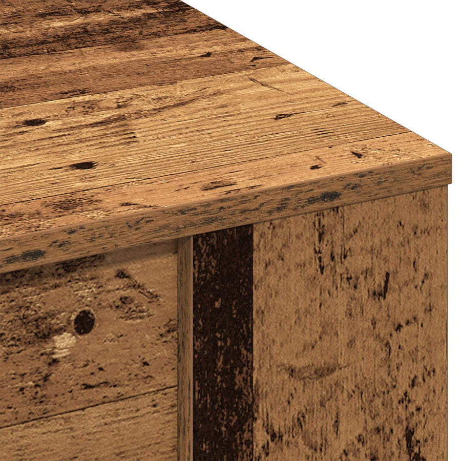 Salontafel Oude Hout 102X55X45 Cm Gelaagd Hout