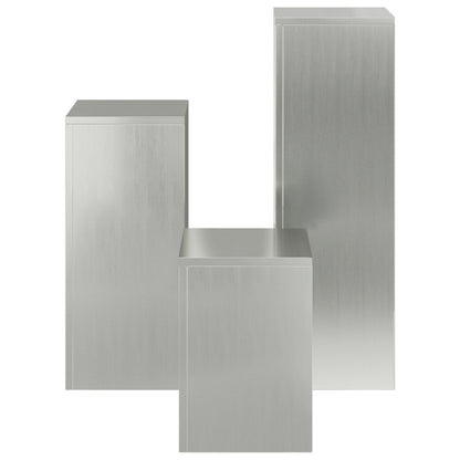 Buiten Plantenstandaards Pillar Set Van 3 Gegalvaniseerd staal 3x (35/55/75 cm)