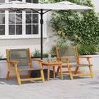 Tuinstoelen 2 stuks massief acaciahout grijs 67x73.5 cm