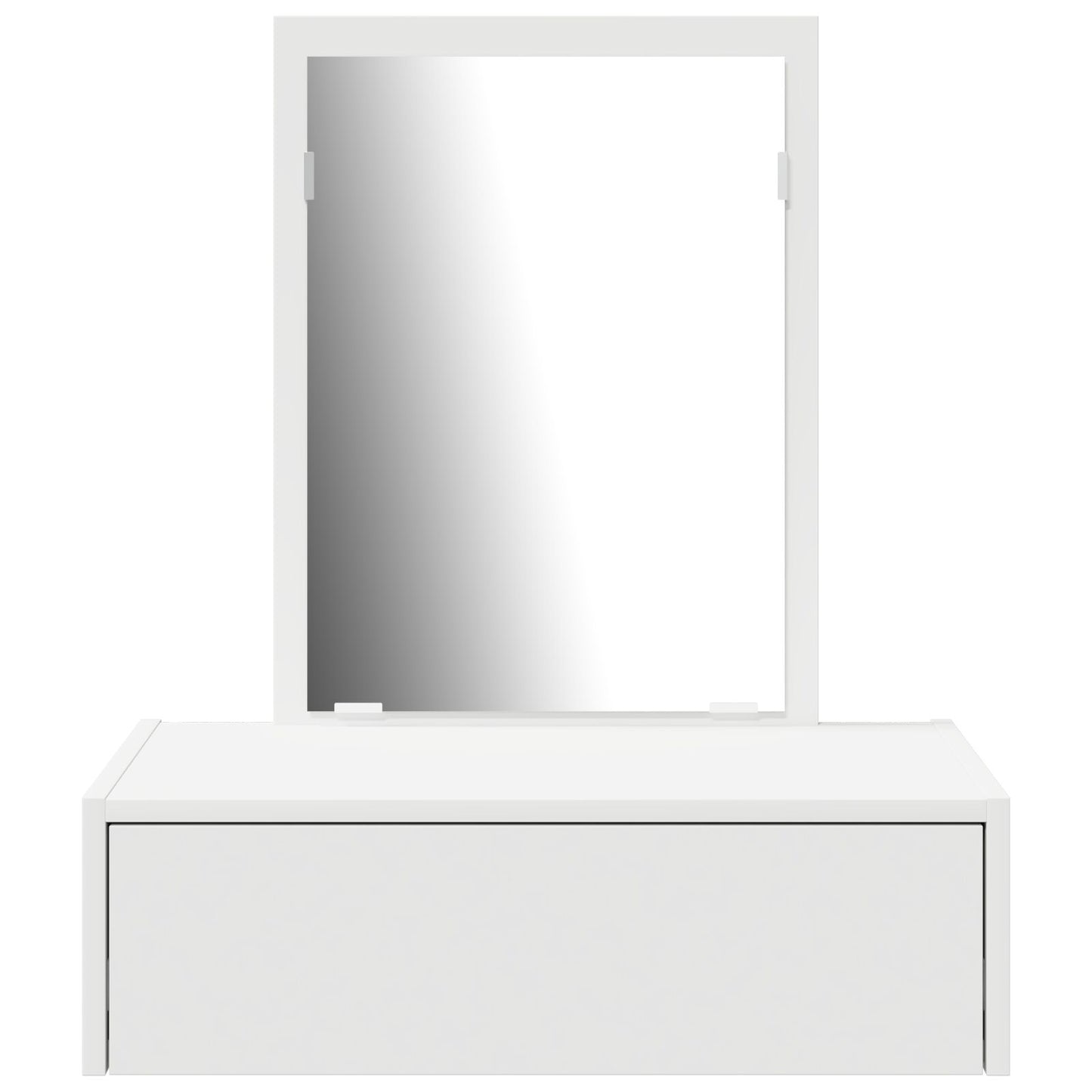 Wandhängende Make-Up Tafel 60 x 40 x 70 cm Wit zonder LED