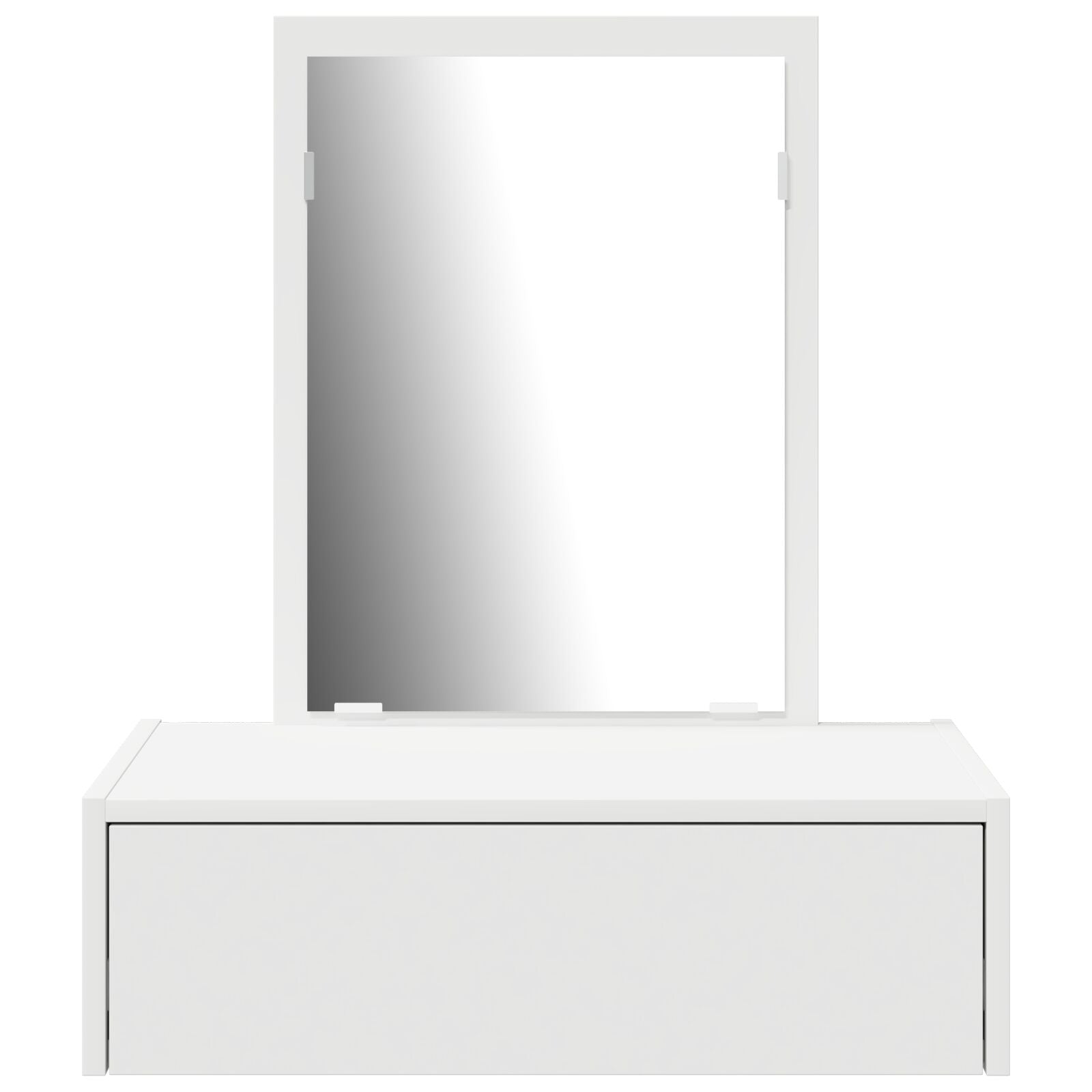Wandhängende Make-Up Tafel 60 x 40 x 70 cm Wit zonder LED