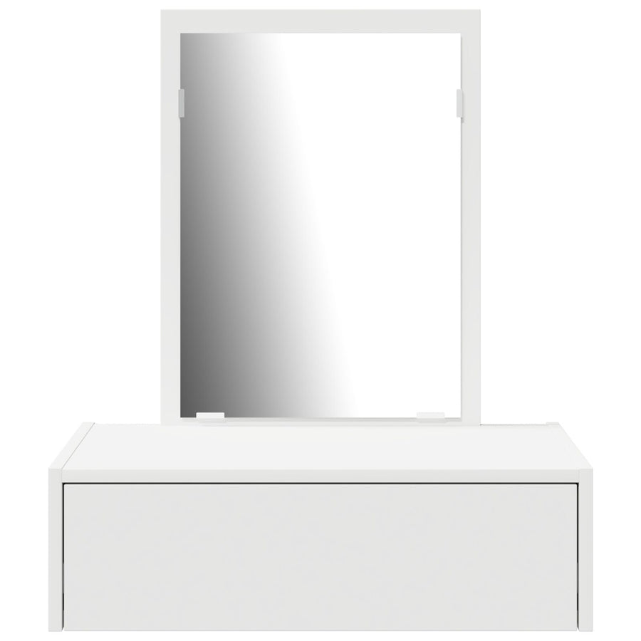 Wandhängende Make-Up Tafel 60 x 40 x 70 cm Wit zonder LED