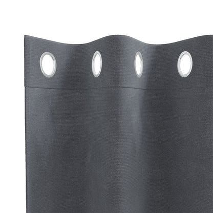 Blackout Gordijnen 2 Stuks Velours Super Lichtgrijs 140 x 140 cm met oogjes