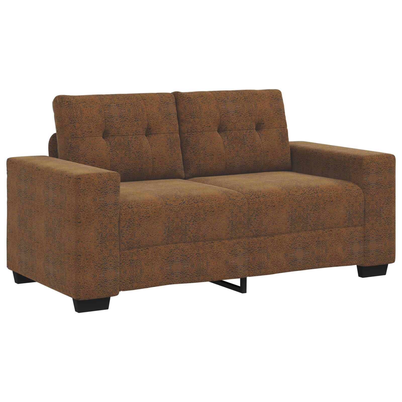 Loveseat Sofa Kunstleer Bruin 120 cm 120 cm