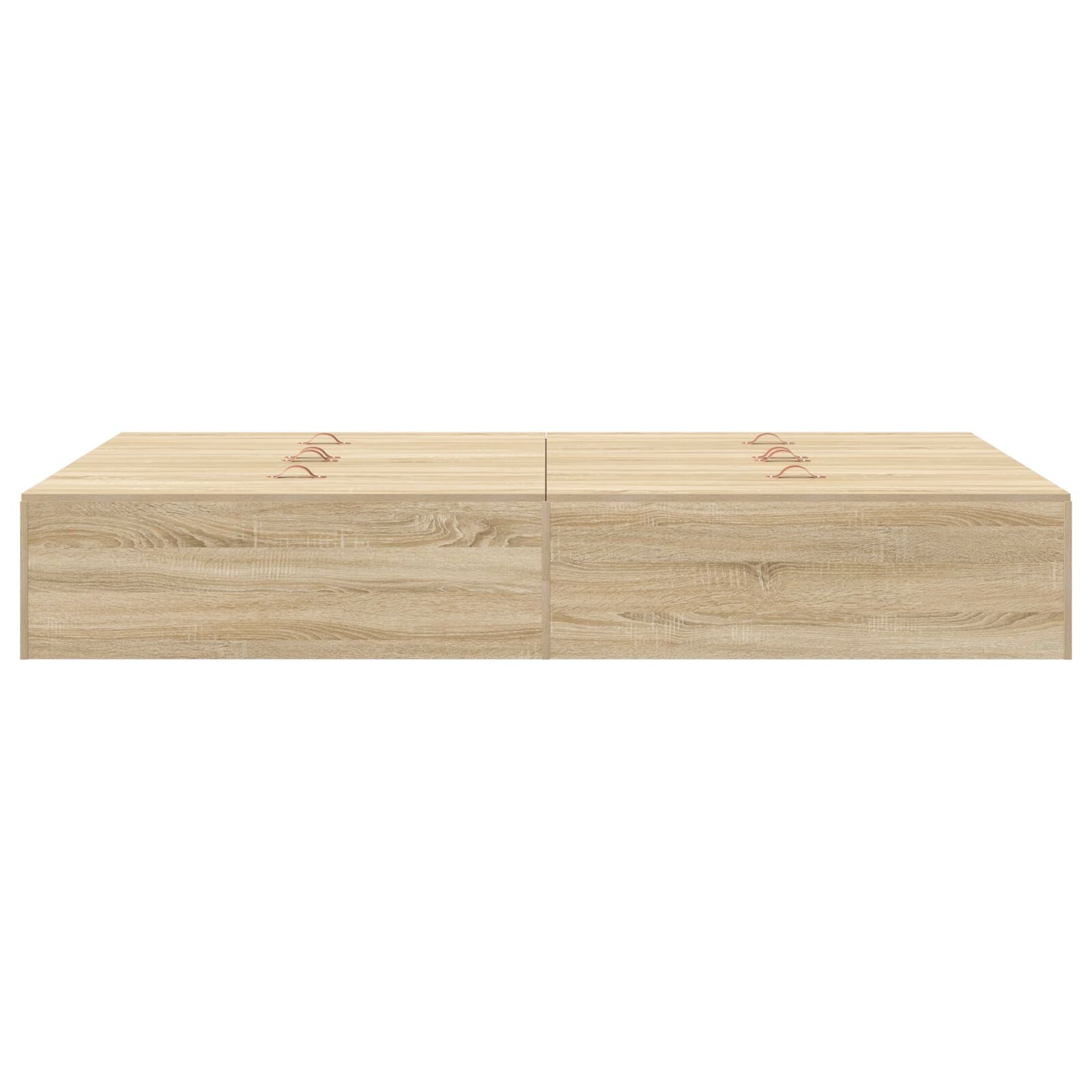 Opbergbedframe Sonoma Eik Sonoma Eiken 120 x 190 cm
