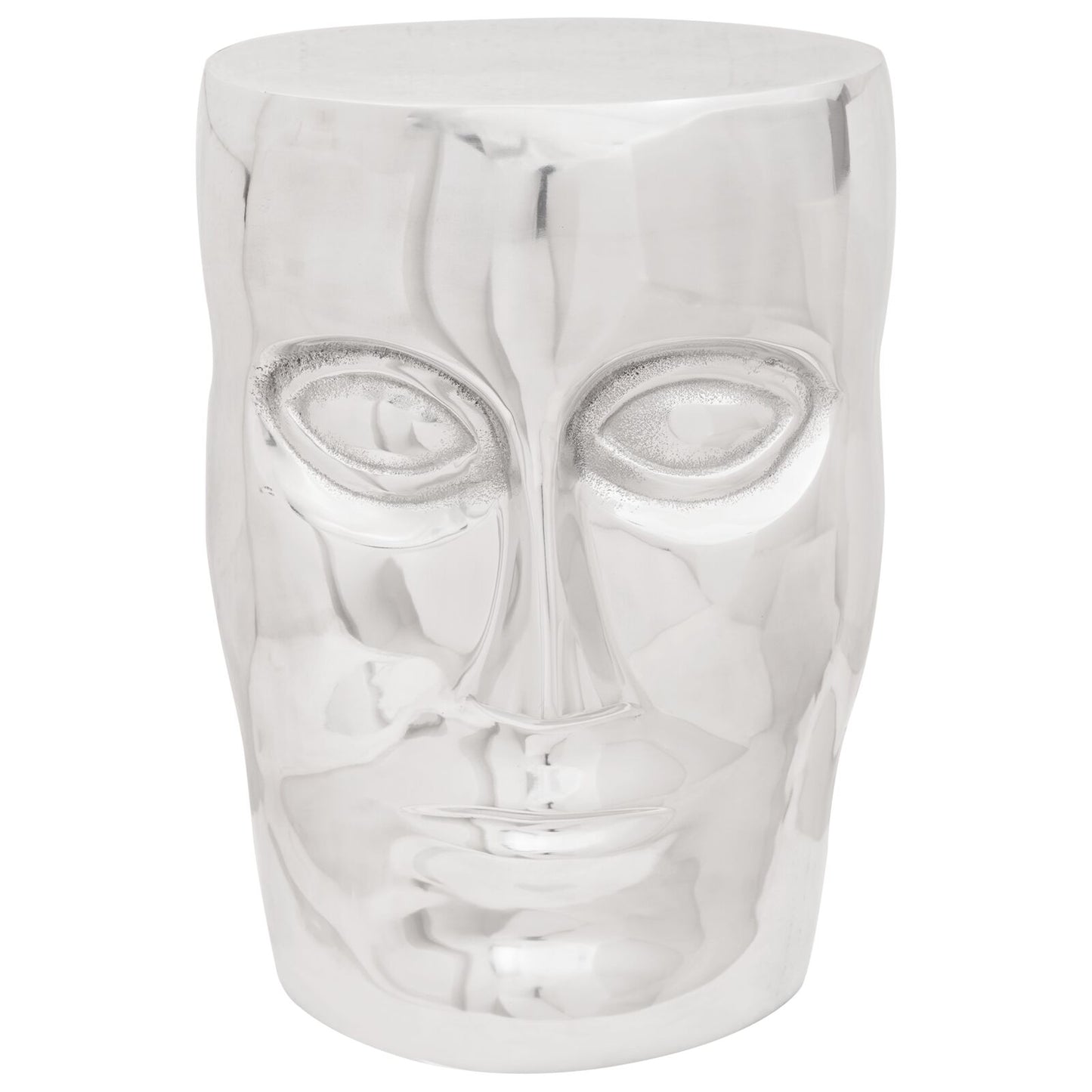 Face Kruk Zilver 33X33X45 Cm Aluminium