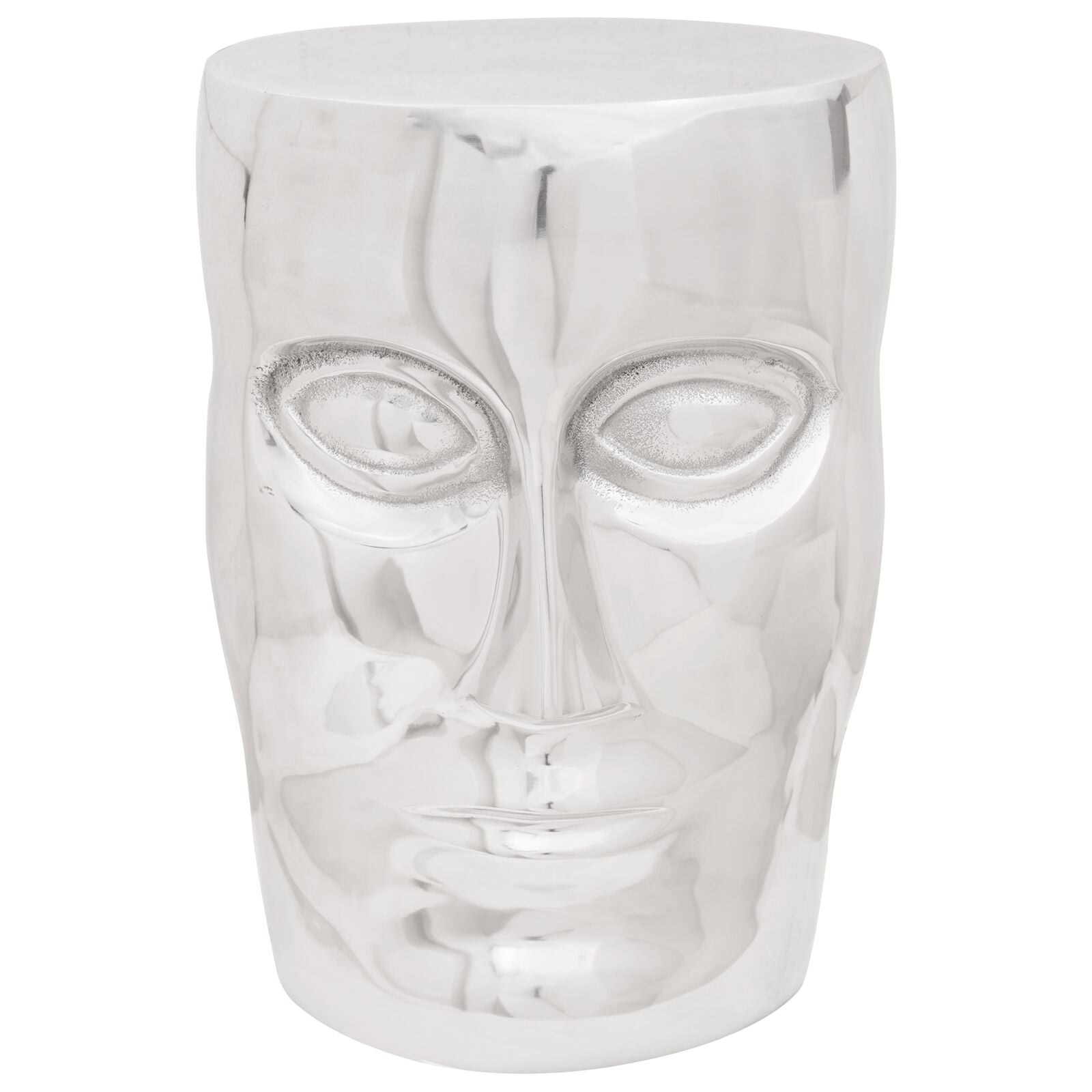 Face Kruk Zilver 33X33X45 Cm Aluminium