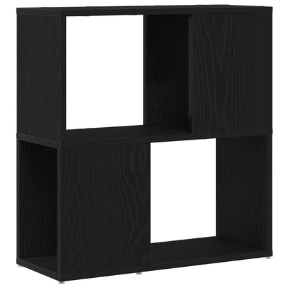 Boekenrek Geëngineerd Hout Zwart eiken 60 x 24 x 63 cm