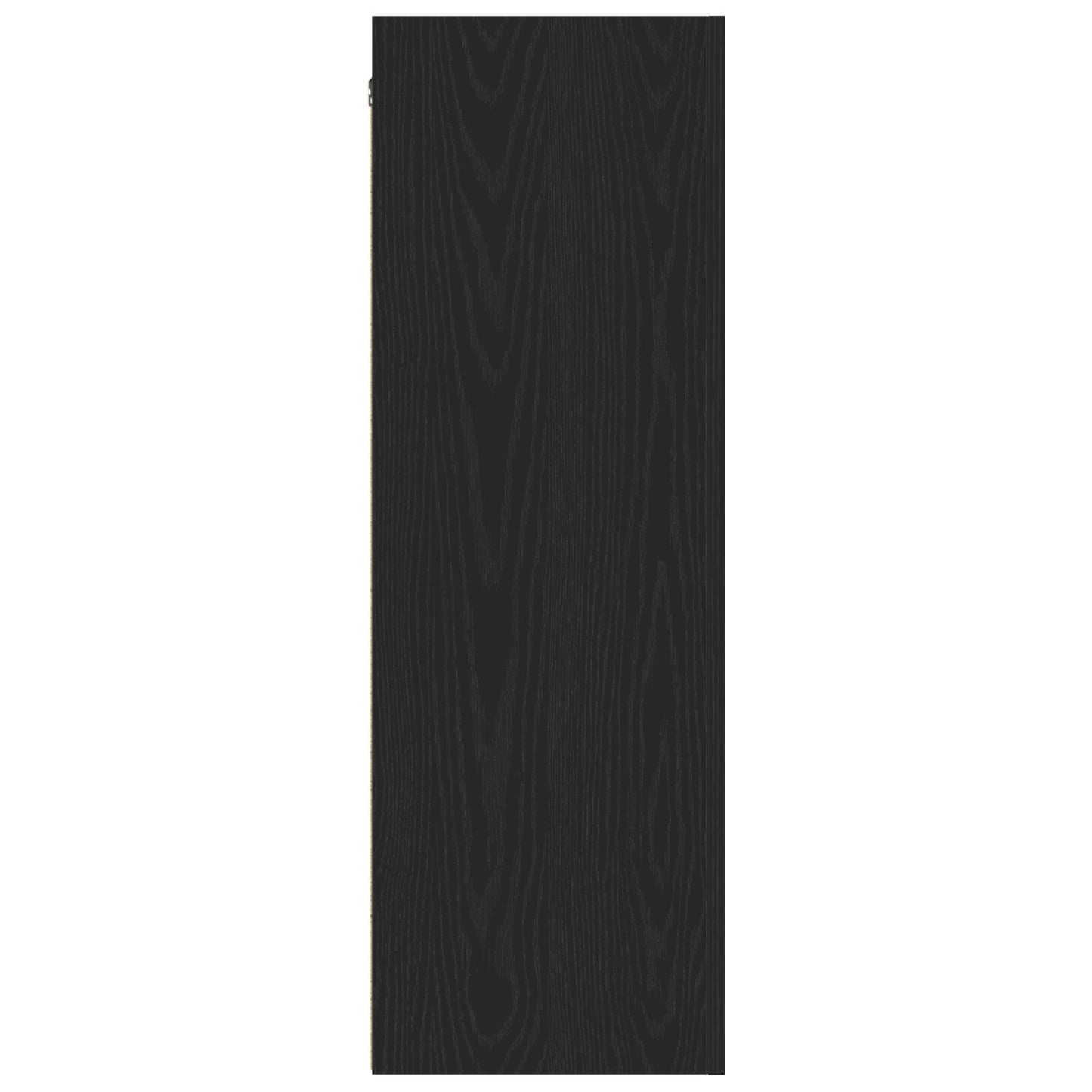 Wandmontage Tv-Kasten 2 Stuks Zwart Eiken 30,5X30X90 Cm Bewerkt Hout