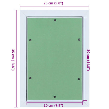 Toegangs Paneel Met Aluminium Frame En Stucplaat 200X300 Mm