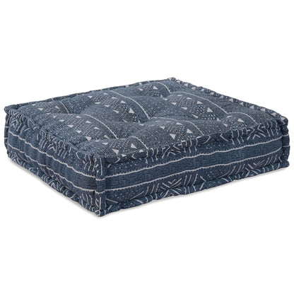 Modulaire Poef Indigo 70X70X54 Stof Indigo Print 70 x 70 x 54 cm Middelgrote bank