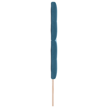 Hoofdbord Knop Tufted Fluweel Donkerblauw 180 cm Hoog hoofdbord