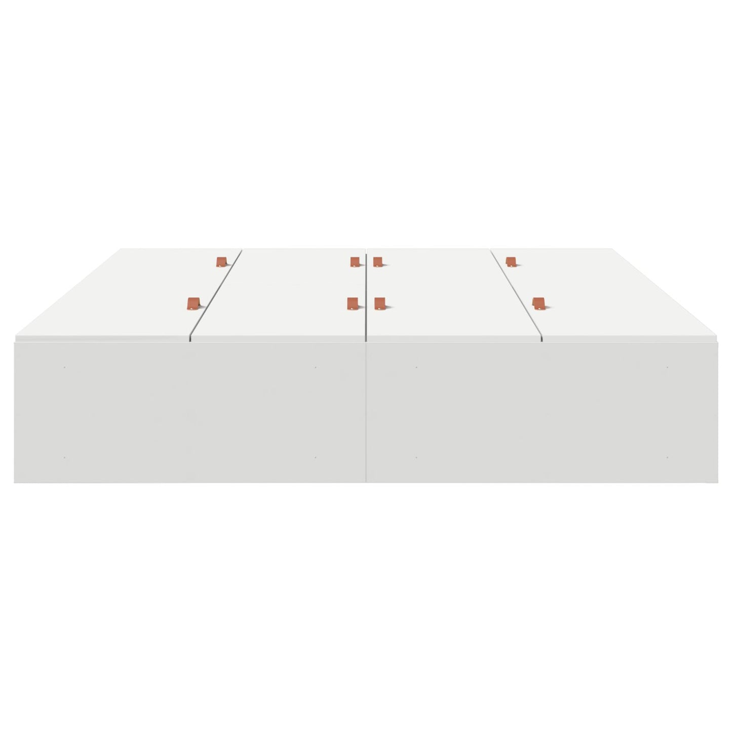 Opbergbedframe Wit 135 x 190 cm