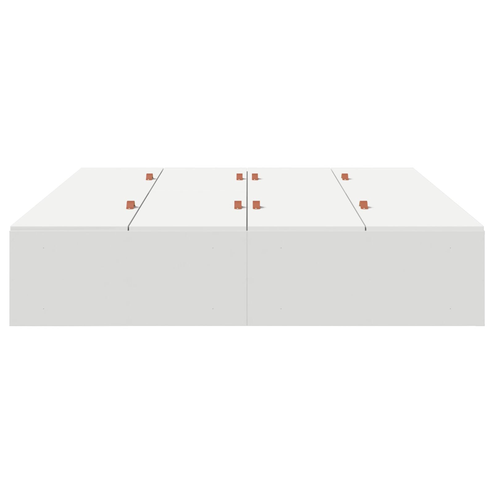 Opbergbedframe Wit 135 x 190 cm