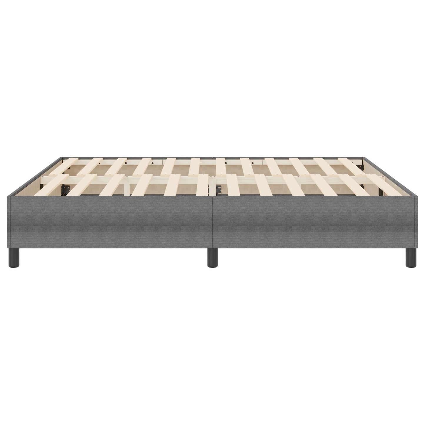 Boxspringbed Super King Corduroy Stof Lichtgrijs 180 x 200 cm