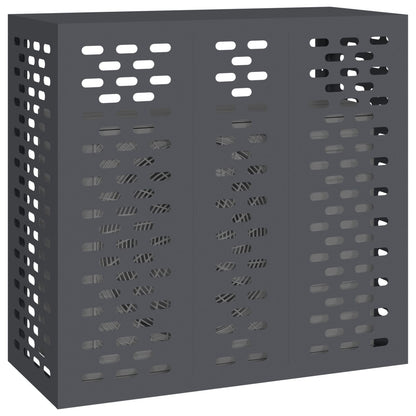 Airconditioner Cover Staal Anthraciet 110 x 50 x 105 cm
