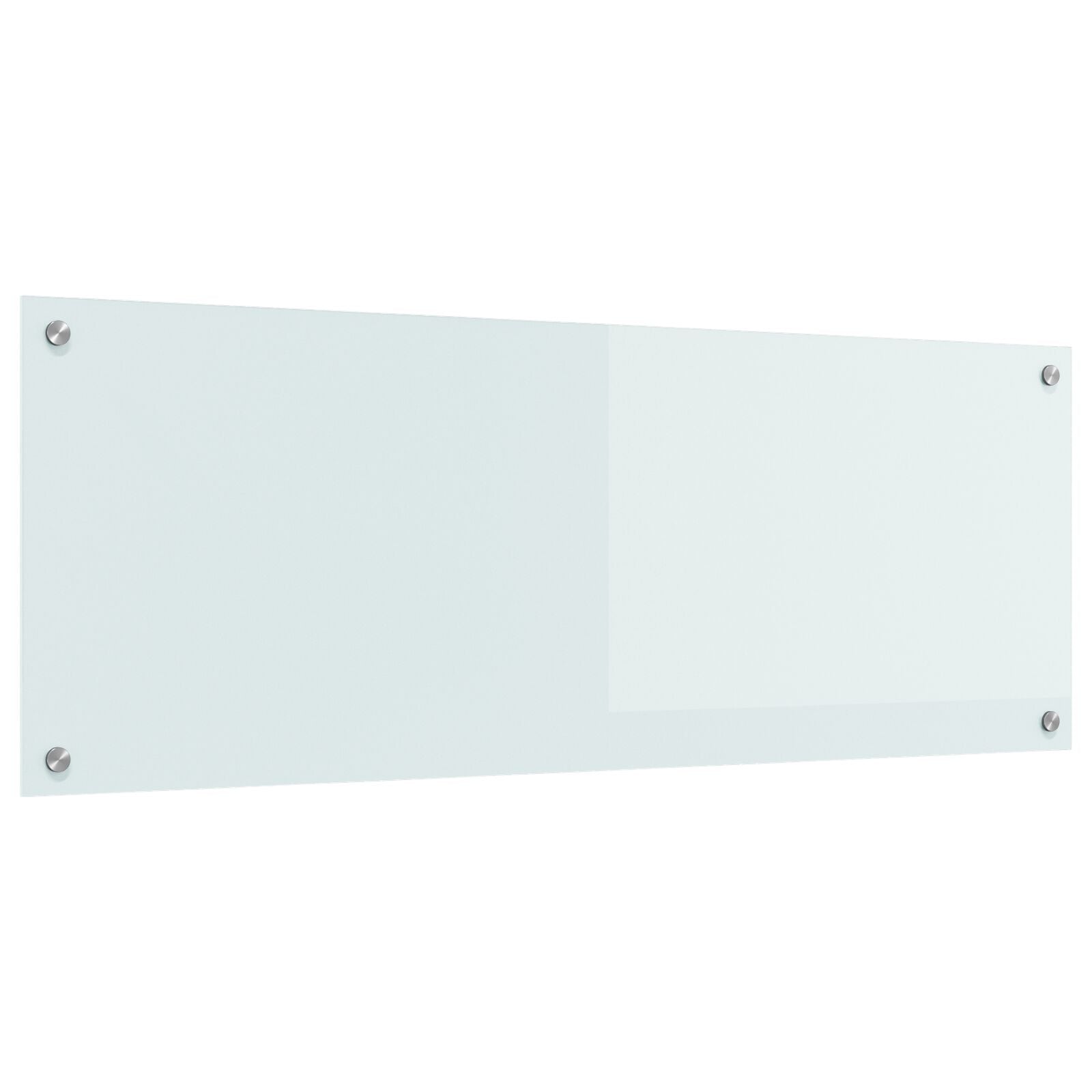 Keuken Achterwand 110X40X0,6 Cm Veiligheidsglas Wit 110 x 40 cm