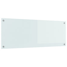 Keuken Achterwand 110X40X0,6 Cm Veiligheidsglas Wit 110 x 40 cm