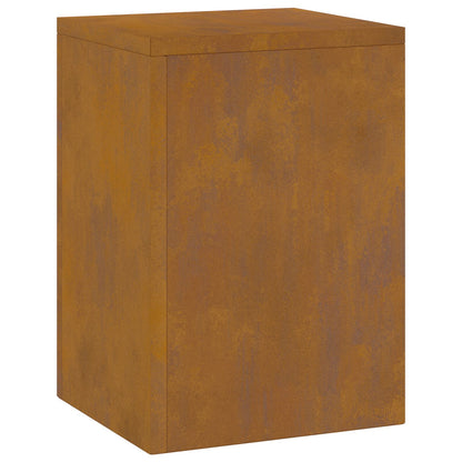 Buiten Plantstands Pillar 2 Pcs 24X24X35 Cm Weervast staal 2x (35 cm)