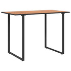 Tuinstafel 100x55x70 cm massief hout bruin