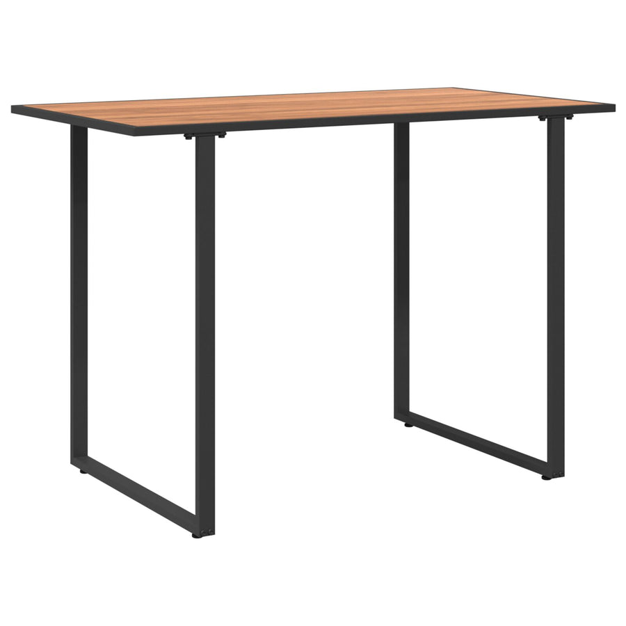 Tuin Tafel 100X55X70 Cm Dpc En Staal Bruin