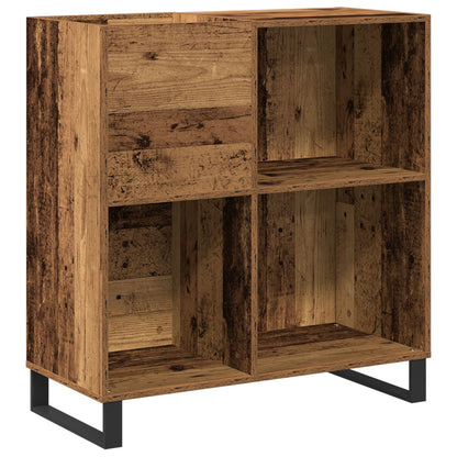 Recordkast 84,5X38X89 Cm Gelaagd Hout Artisan eiken