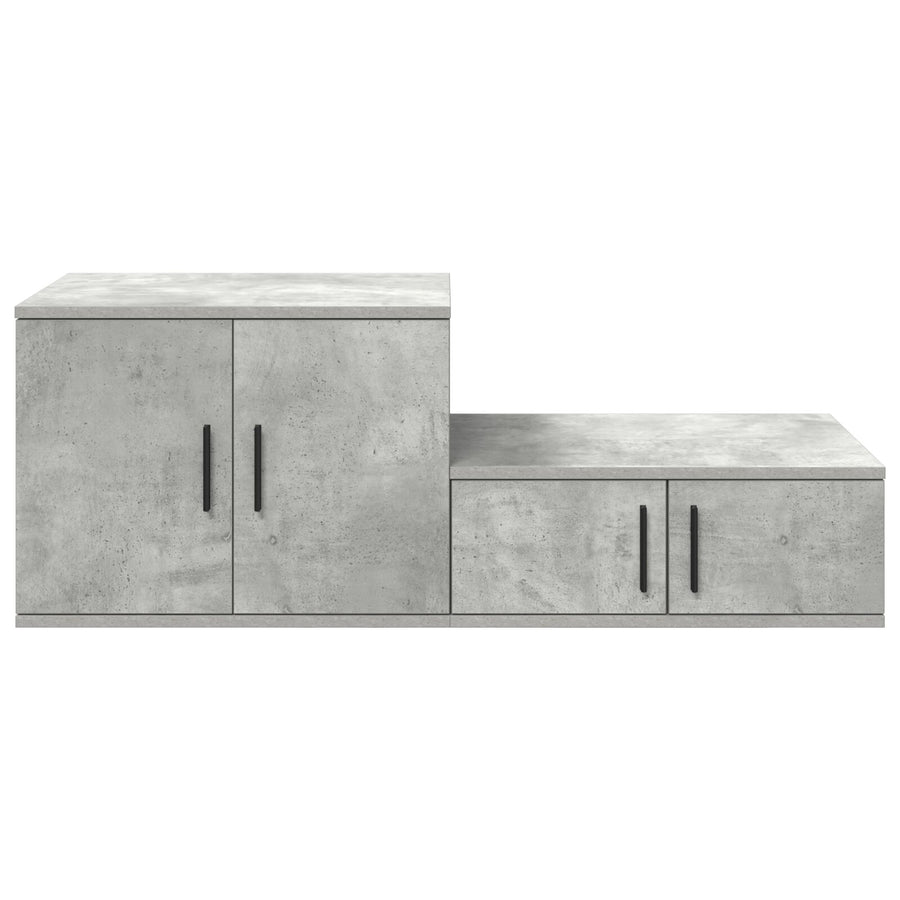 Opberggemeubileerd Betonnen Grijs Engineered Hout Beton grijs 108 x 41 x 40 cm