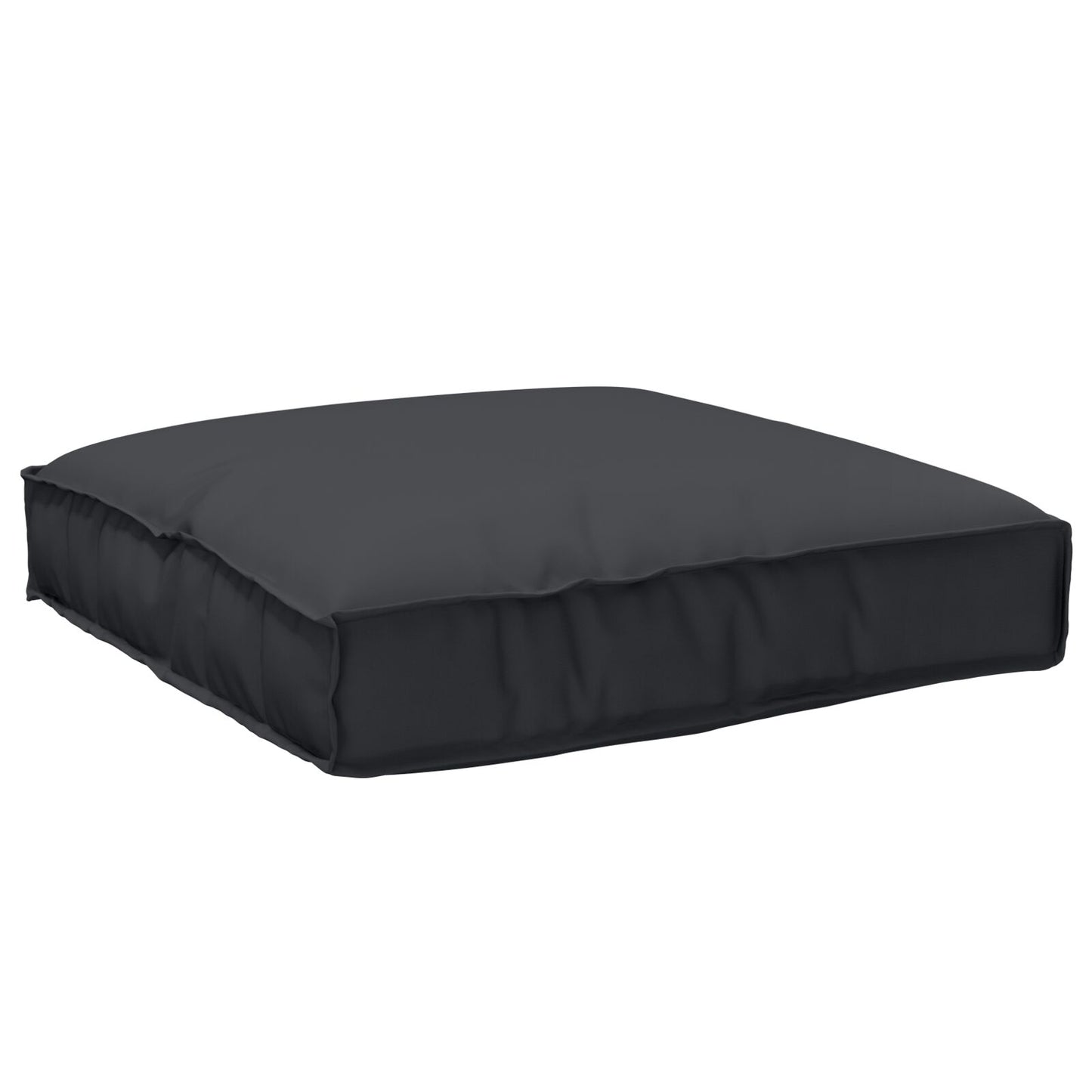 Palletkussen Voor Stoel 80X80X12 Cm Oxford Stof Zwart
