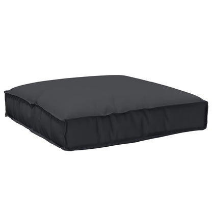 Palletkussen Voor Stoel 80X80X12 Cm Oxford Stof Zwart