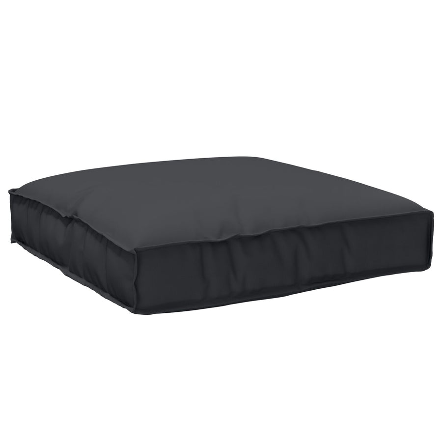 Palletkussen Voor Stoel 80X80X12 Cm Oxford Stof Zwart