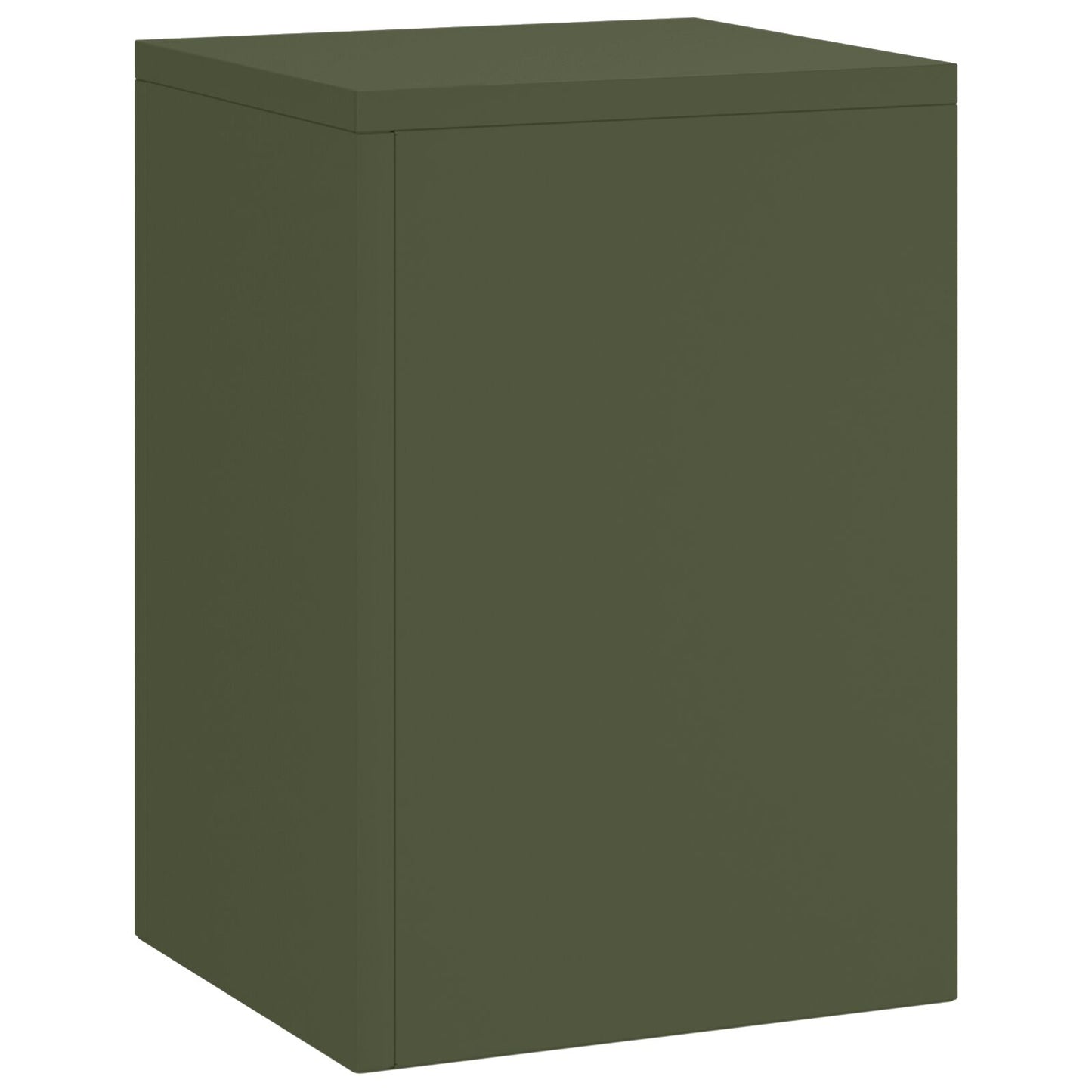 Buiten Plantenstandaards Pilaar 3 Stuks Staal Olijfgroen 3x (35/55/75 cm)