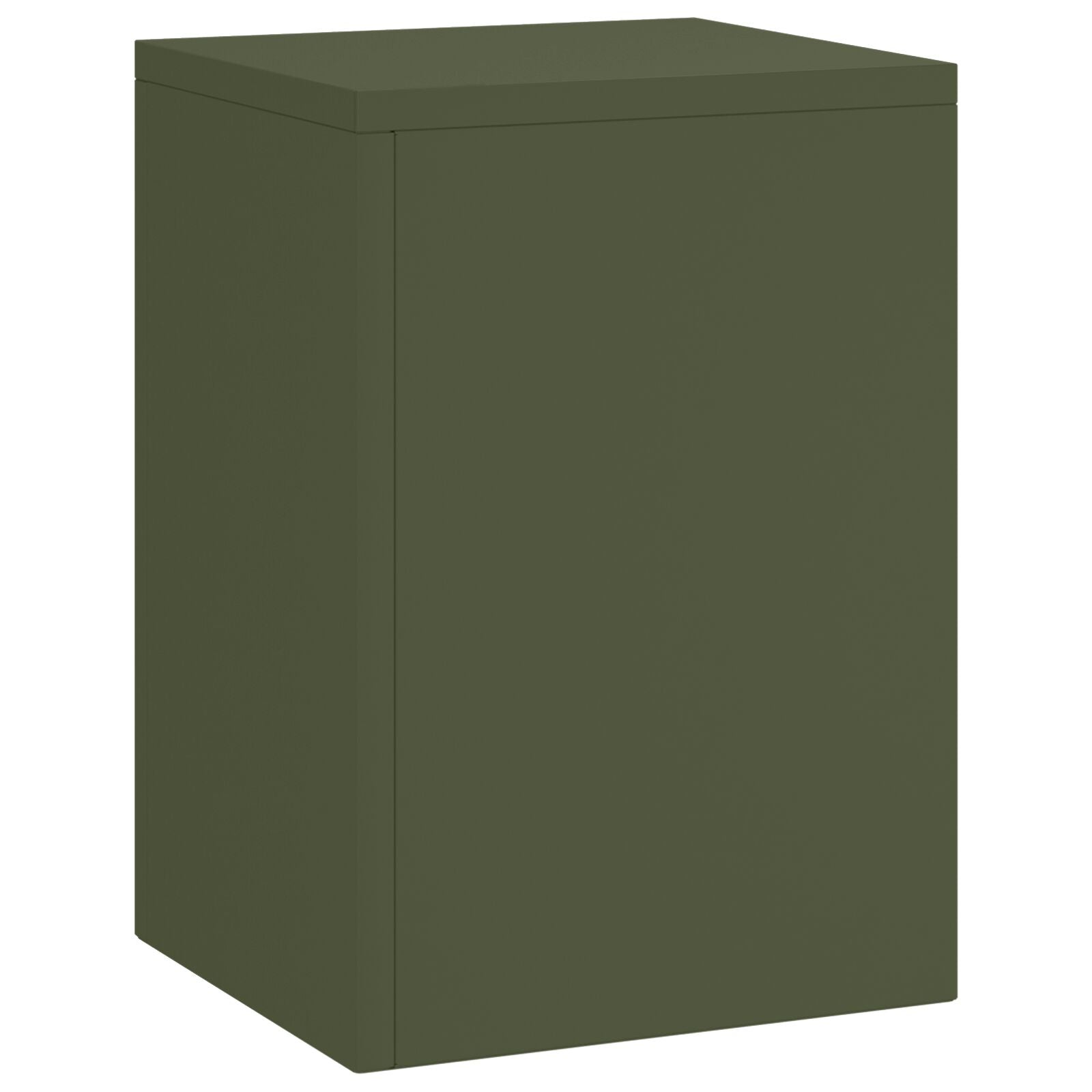 Buiten Plantenstandaards Pilaar 3 Stuks Staal Olijfgroen 3x (35/55/75 cm)