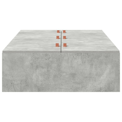 Bedframe Beton Eenpersoons Duurzaam Beton Grijs 80 x 200 cm