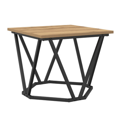 Bijzettafels 3 Stuks Engineered Hout Artisan eiken