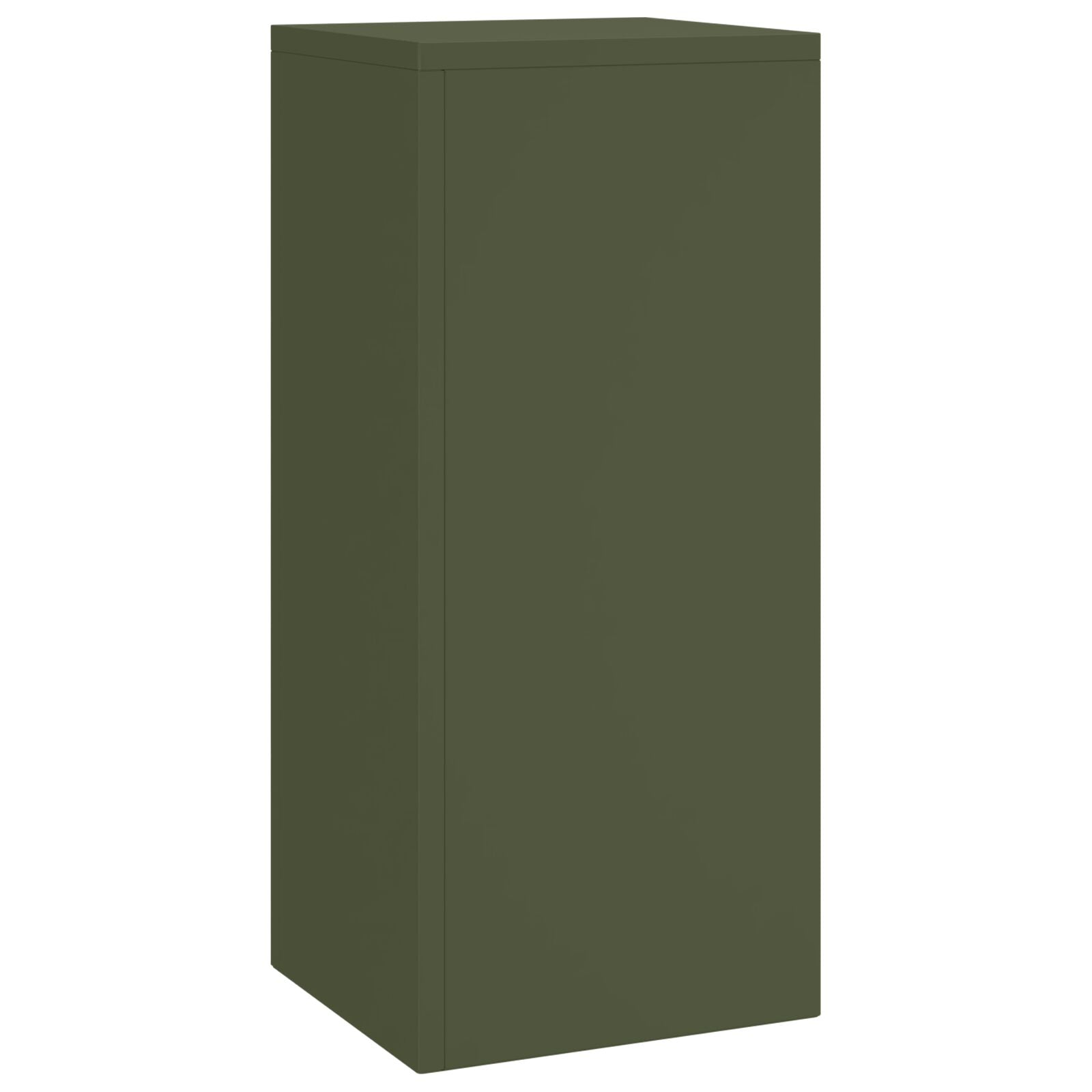 Buiten Plantenstandaards Pilaar 3 Stuks Staal Olijfgroen 3x (35/55/75 cm)